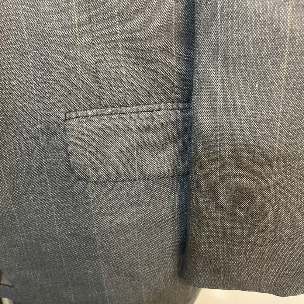 Warren Sewell Clothes Mens Charcoal Pinstripe Suit Jacket Pants Tailored READ - Picture 4 of 10